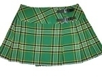 Irish-National-Tartan-Ladies-Mini-Billie-Pleated-Kilt-Skirt