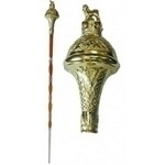 Drum-Major-Mace-Full-Gold-Embossed-Head-With-Lion-&-Crown