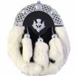 BLACK-AND-WHITE-RABBIT-FUR-CELTIC-CANTLE-WITH-MOUNTED-THISTLE-CHAIN