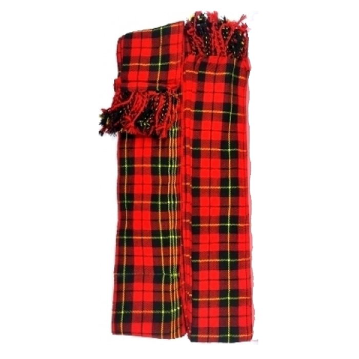 A Wallace Tartan Piper Plaid Made From Acrylic Wool