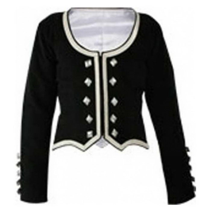 Black Cotton Velvet Jacket
