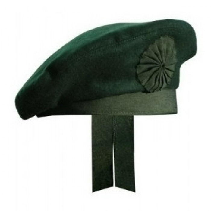 Dark Green Irish Caubeen Balmoral