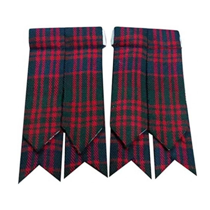 Macdonald Tartan Kilt Hose Sock Flashes-garters